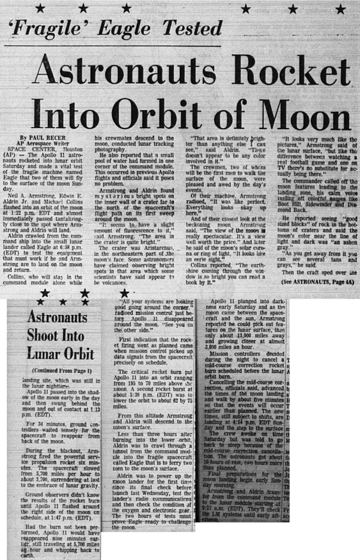 The Eagle Archives: July 20, 1969